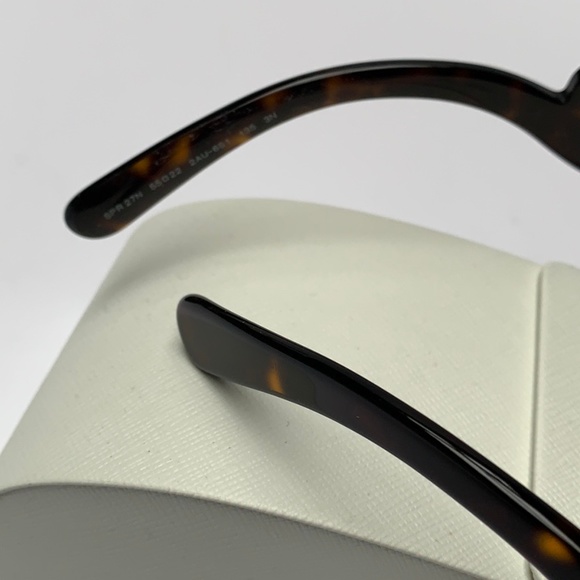 Prada Baroque Tortoise Swirl Round Sunglasses